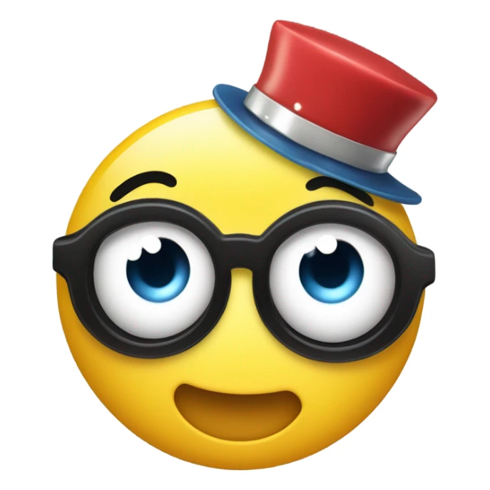 Excited flirty emoji sticker