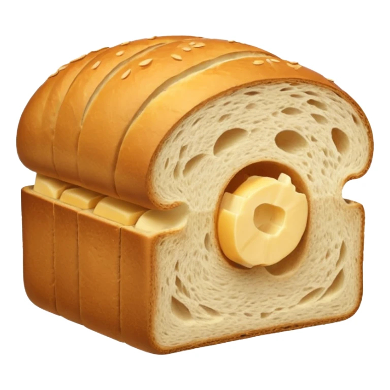 i dont need any hole or butter just simple bread load sliced  sticker