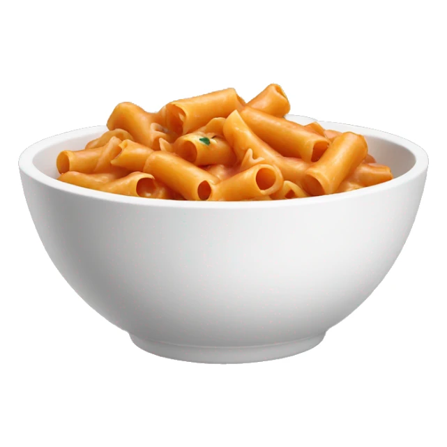 Vodka pasta in a white bowl sticker