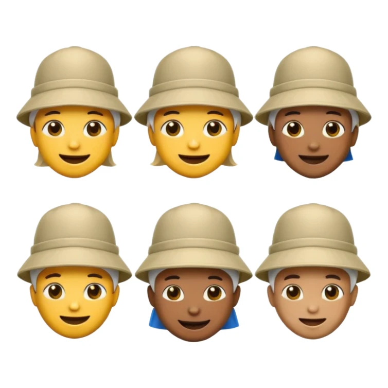 Emojis ovnis type discord avec un bob type jul avec différentes expressions sticker