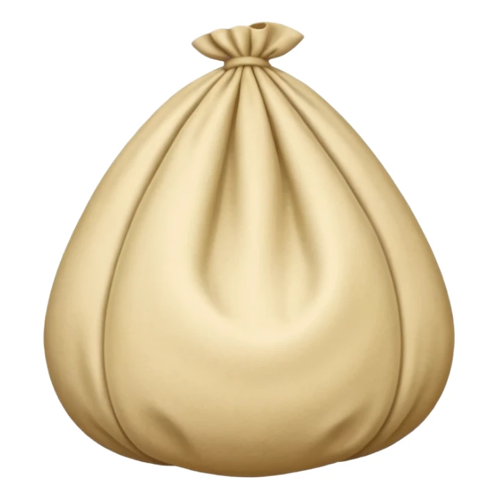 La forma del caciocavallo è tipicamente a sacchetto con una strozzatura, falla tutta senza colore verde sticker