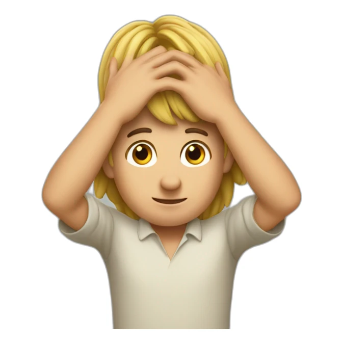 jurgen clop placing hands under the head sticker