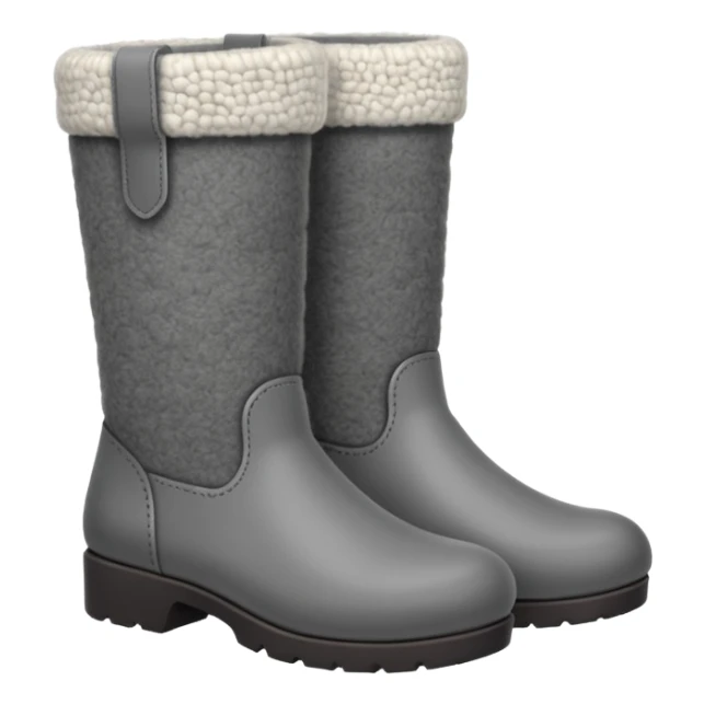 Russian felt boots made of wool sticker