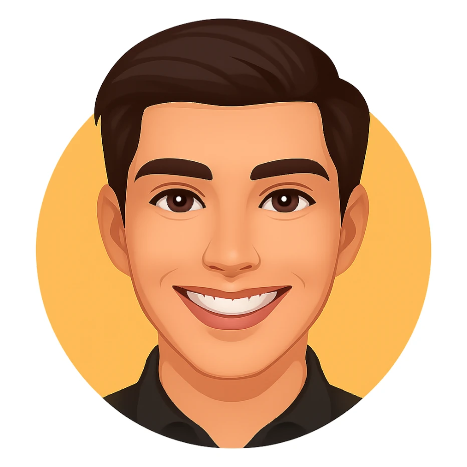 Create a custom emoji from the photo focusing on the face and shoulders. Remove the beard, make the face appear slimmer, and enhance the facial features to look more attractive and confident. Format the emoji in a circular shape with a transparent background, suitable for Slack custom emoji upload. sticker