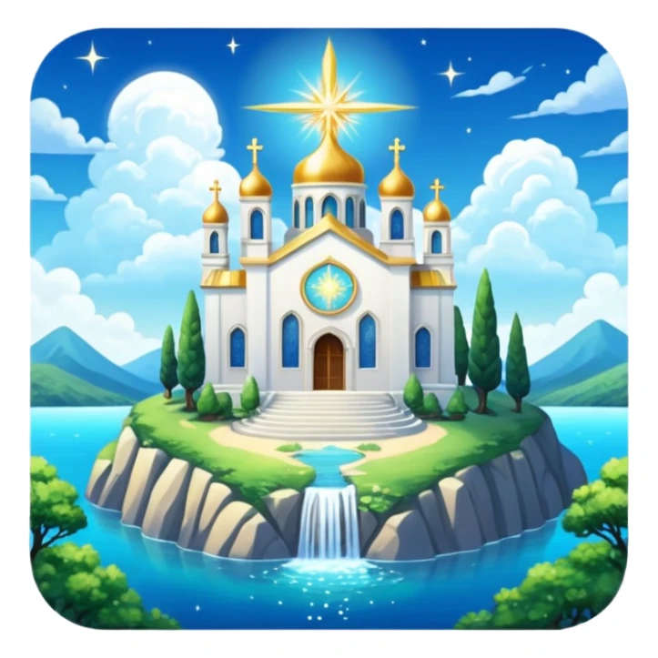 gorgeous beautiful sparkly heavenly divine spiritual aesthetic full scenic SCENERY sticker