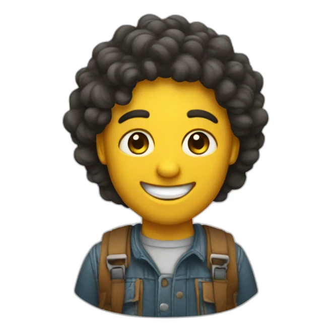 Happy designer sticker