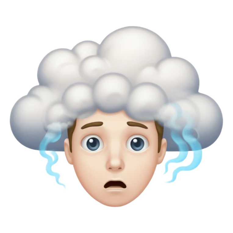 Fart lofting up a guy‘s nose in him fainting sticker