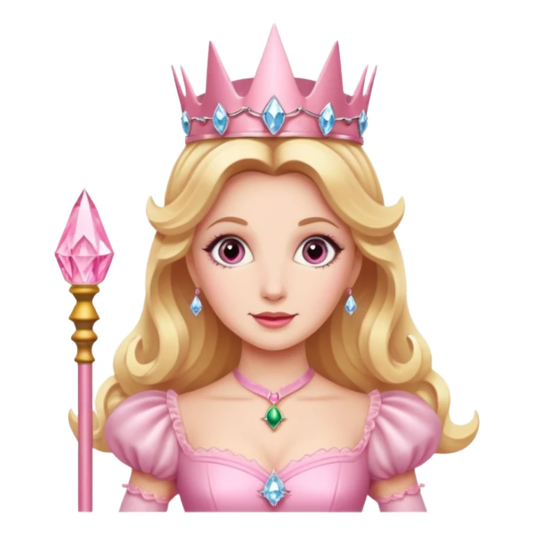 Glinda, the good witch pink sticker