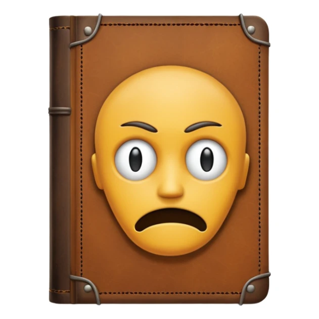 Psychiatry journal book, old book, depression, borderline sticker