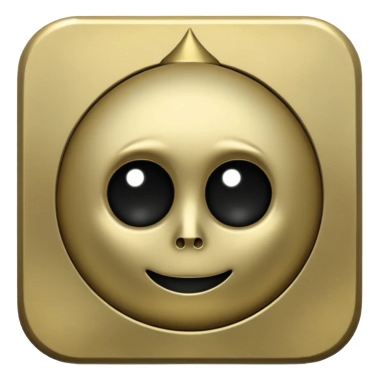 Dull brass gothic Victorian vintage aesthetic sticker