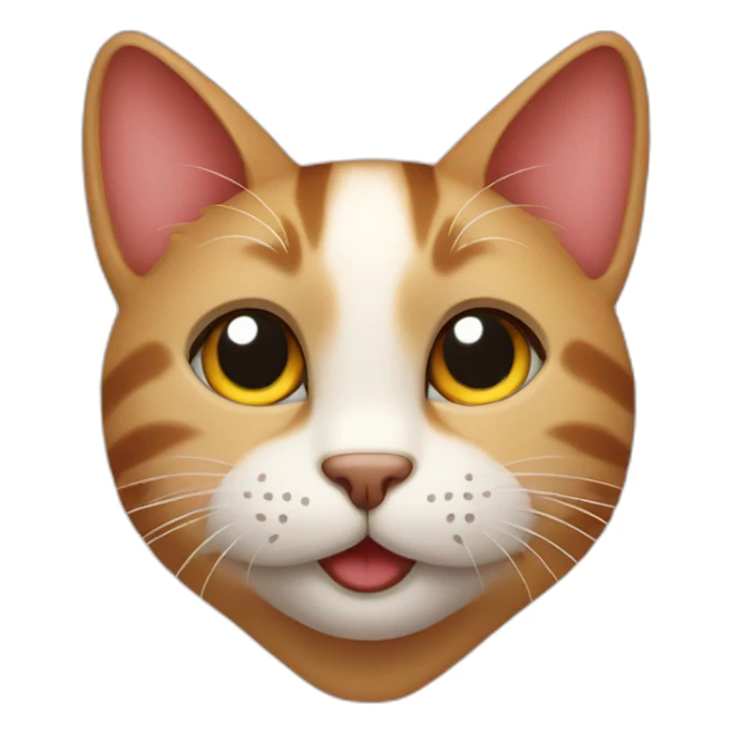 cat emoticon In love sticker