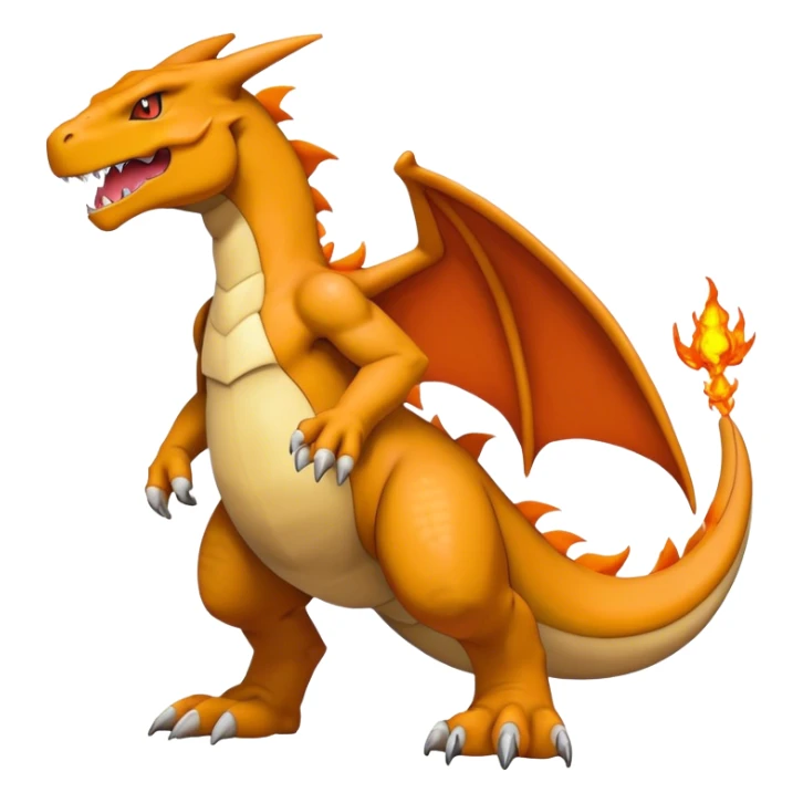 Cool edgy Agumon-Charizard-Digimon, full body  sticker