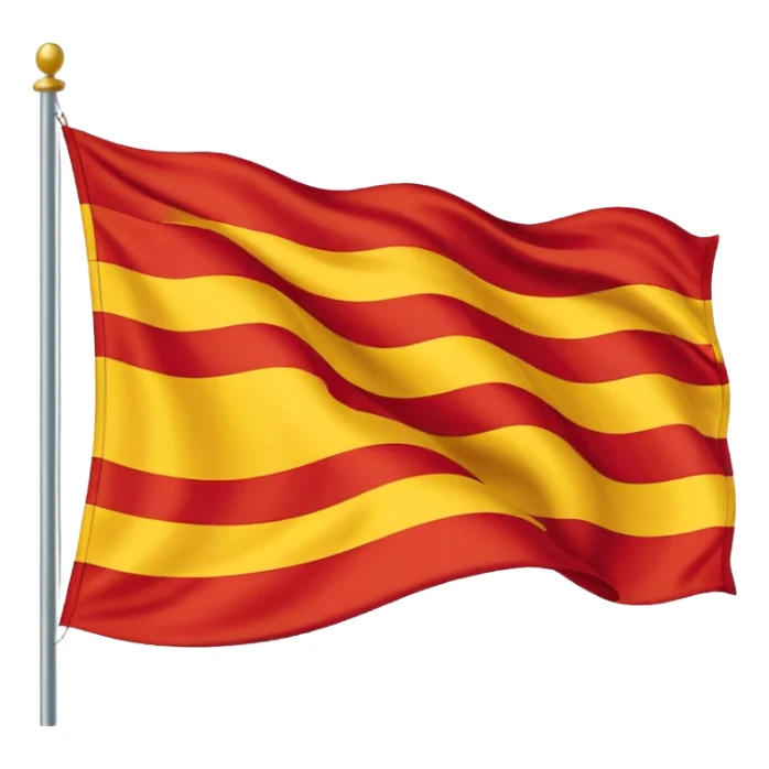 Catalan flag sticker