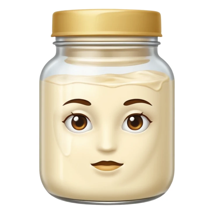 hair mask in a jar sticker
