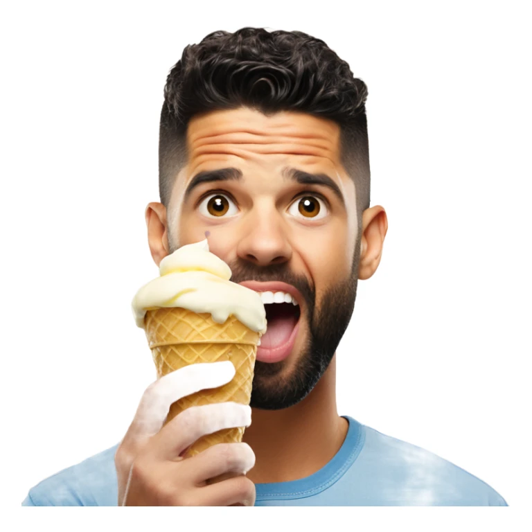 Steven Furtick licking ice cream sticker