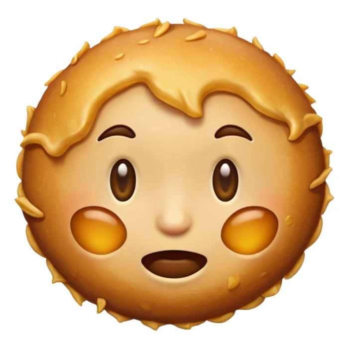 Make an emoji of the popular Dutch food "bitterbal" sticker