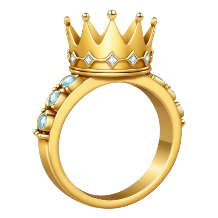 anillo de cumpleañera de 15 años con corona sticker