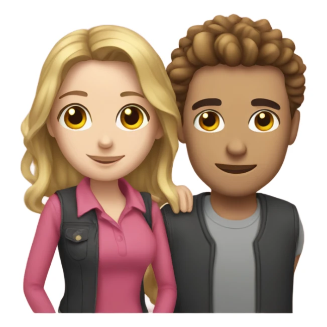 Me and my new girlfriend  sticker