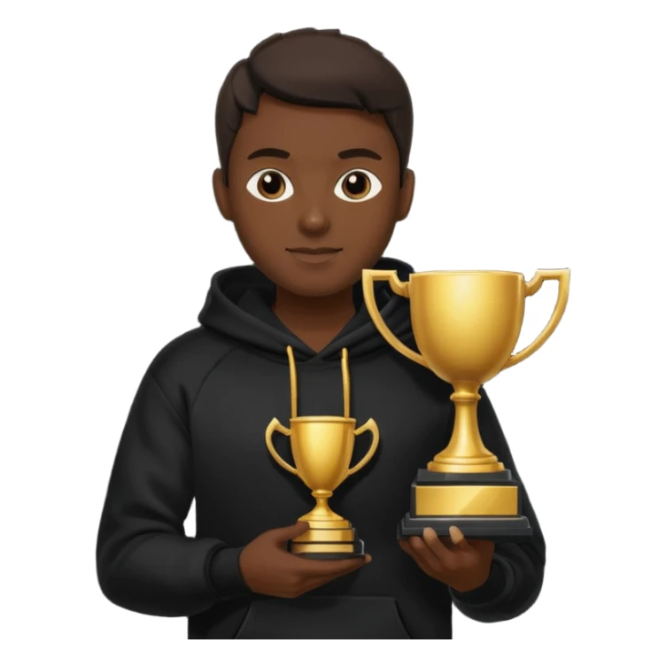 MVP + Tournament +Gaming + Black sweatshirt sticker