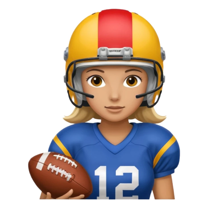 Football Players, Female player sticker