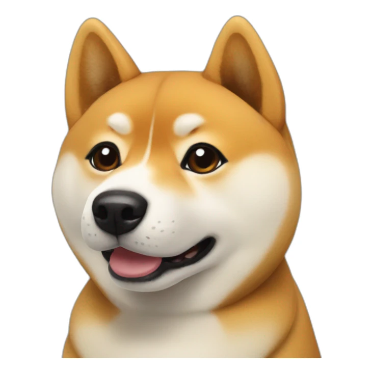 a shiba inu in a meeting sticker
