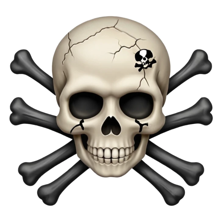 Make luffy jolly Roger emoji sticker