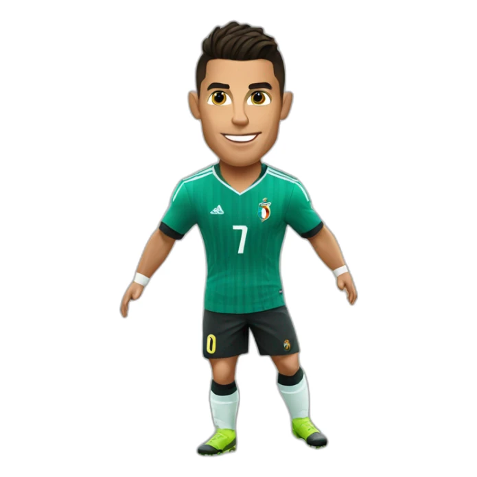 Cristiano Ronaldo the goat sticker