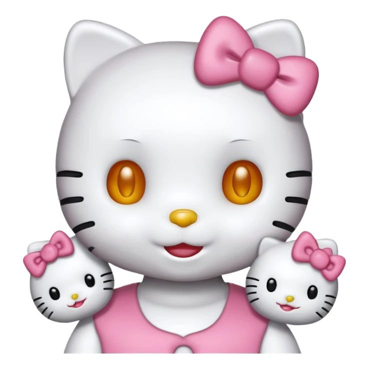 Hello Kitty. Avec ses ami sticker