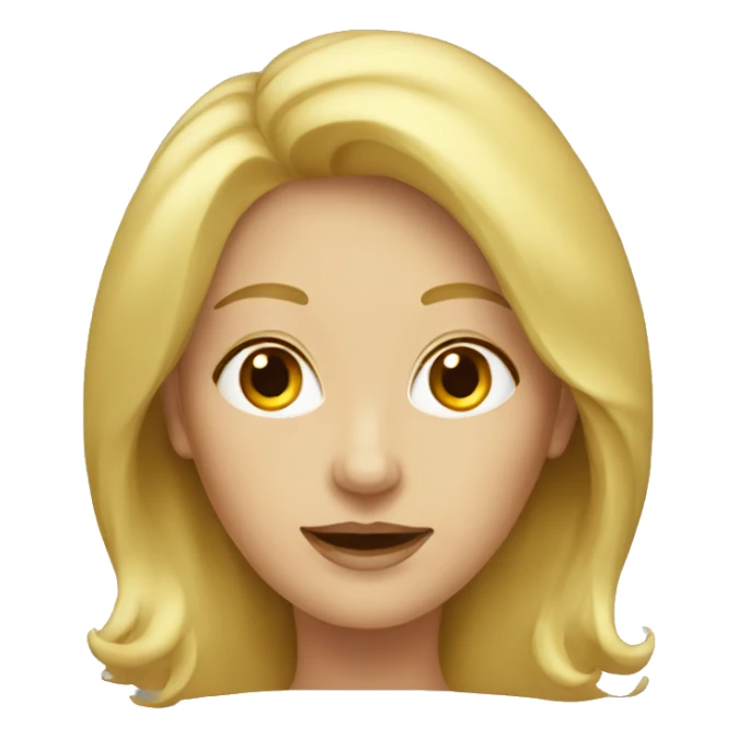 Blonde mature female sticker