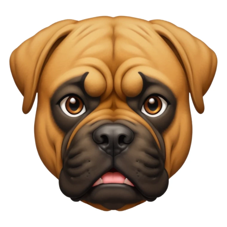 A bullmastiff as a legend sticker