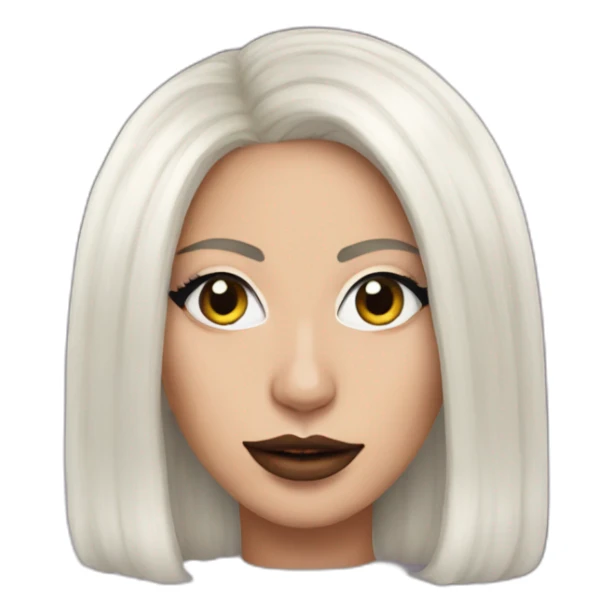 Lady Gaga halloween costume sticker