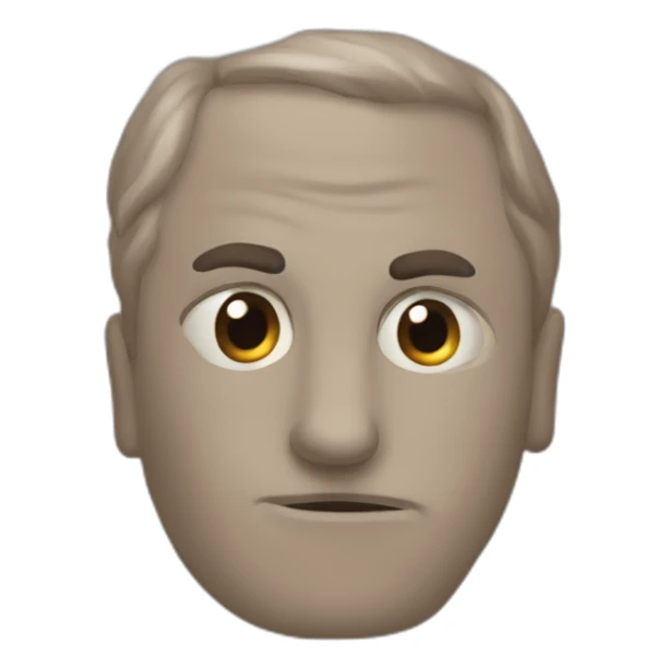 A man pretending not to be suspicious but that makes it more suspicious sticker