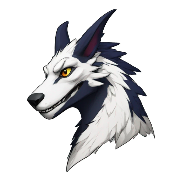 Edgy Modern Vernid-Sergal species by LiLaiRa sticker