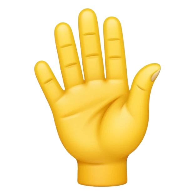 Un emoji con un dedo moliendo sticker