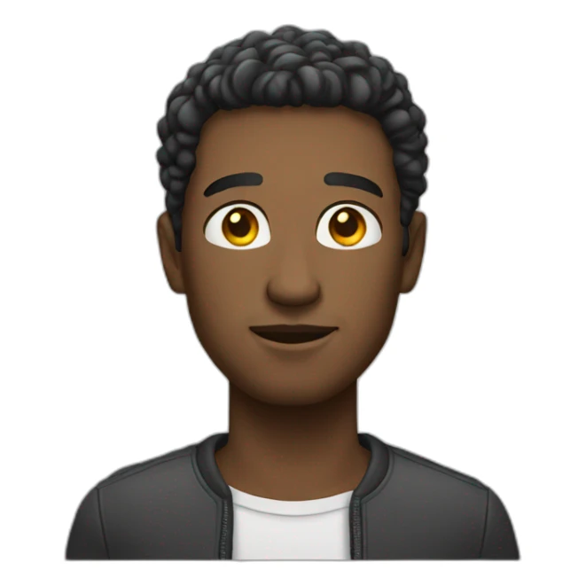 A white man standing sticker