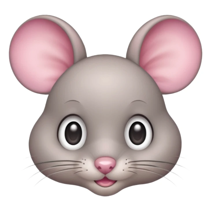 An baby mice face sticker