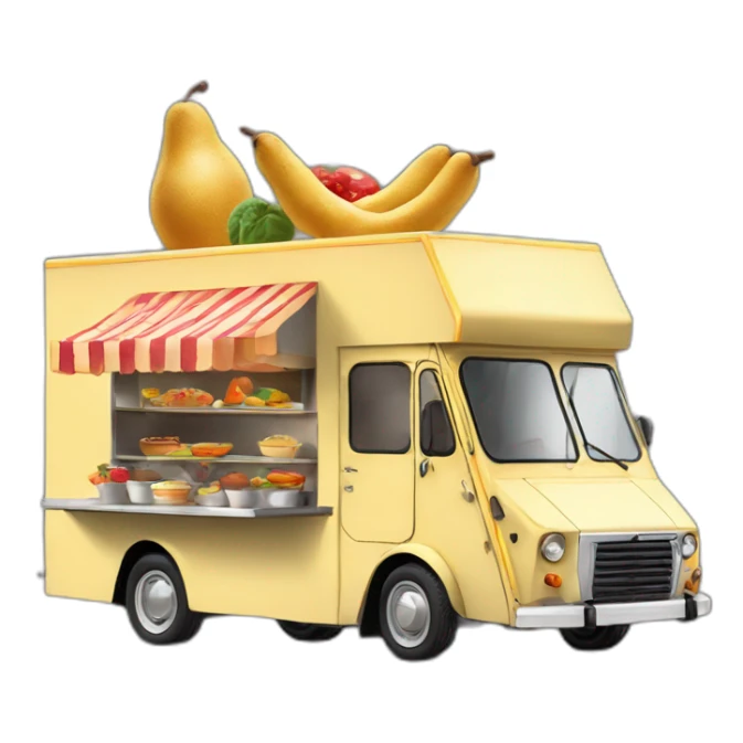 A 70s citroen food truck sticker