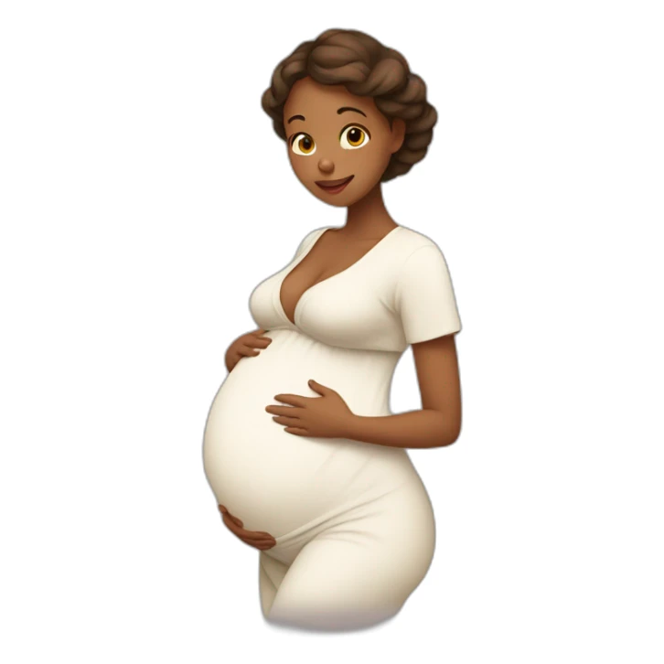 pregnant sticker