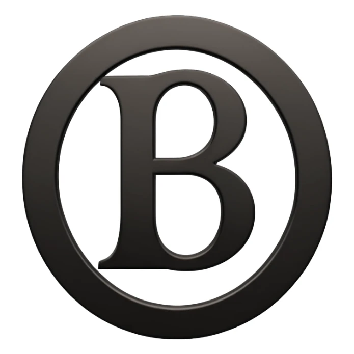 Emoji, avant-garde gothic emblem made of matte black metal, number 8 integrated into the word “FORTUNA”, luxury fashion symbol aesthetic, clean sculptural form, no glow, no neon, flat emoji style, centered, transparent backgroun sticker