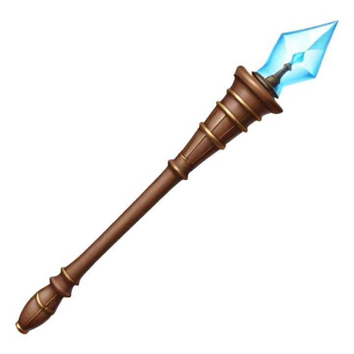 Harry Potter magic wand Brown and sade sticker