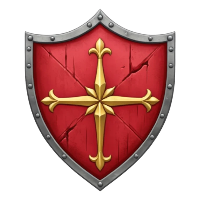 brasão sangrando medieval rosa de sangue vermelha sticker