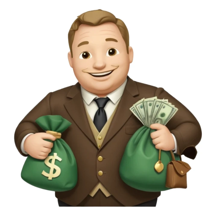 Mr moneybags from Monopoly sticker