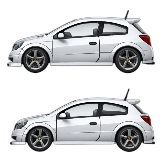 opel astra h opc lego car sticker