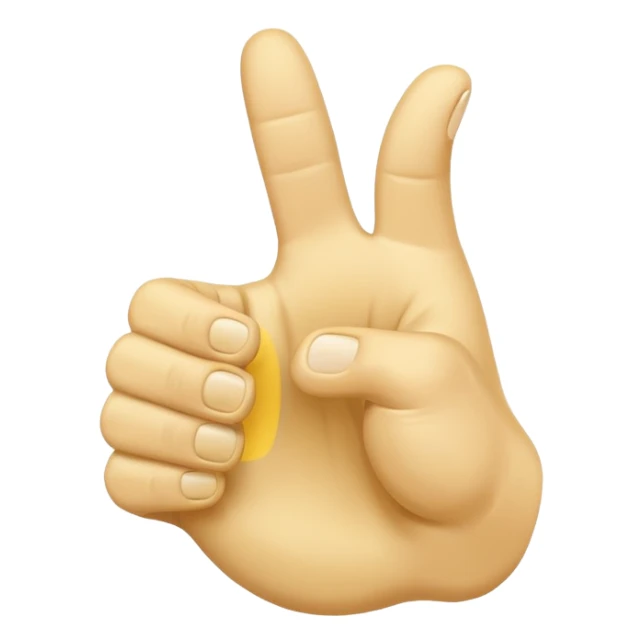 thumbs up emoji, yellow hand, positive sticker