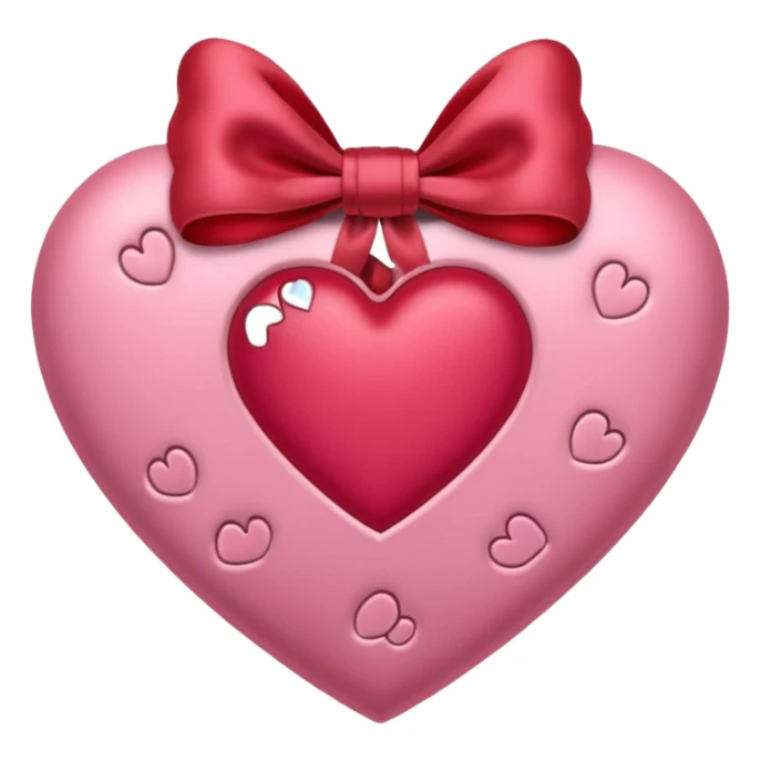 heart with a paw print and a bow sticker