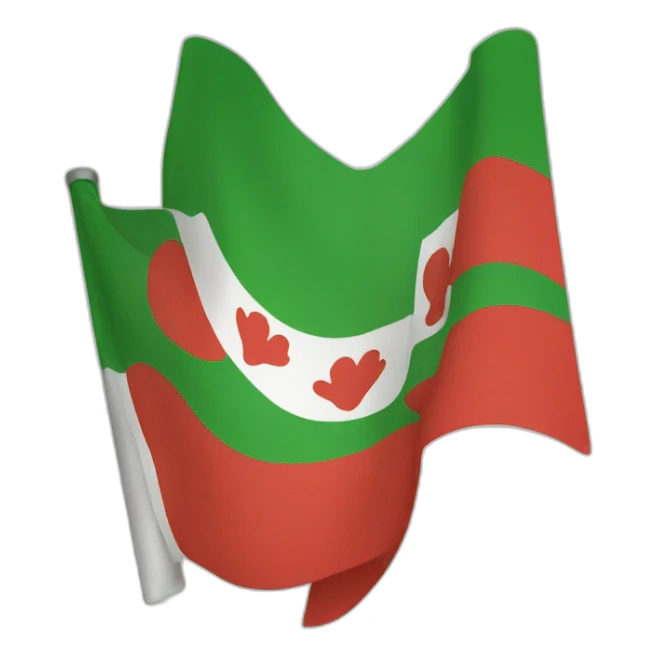 flag of island takamji sticker