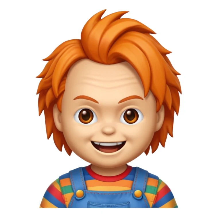 Un emojin de chuky sticker