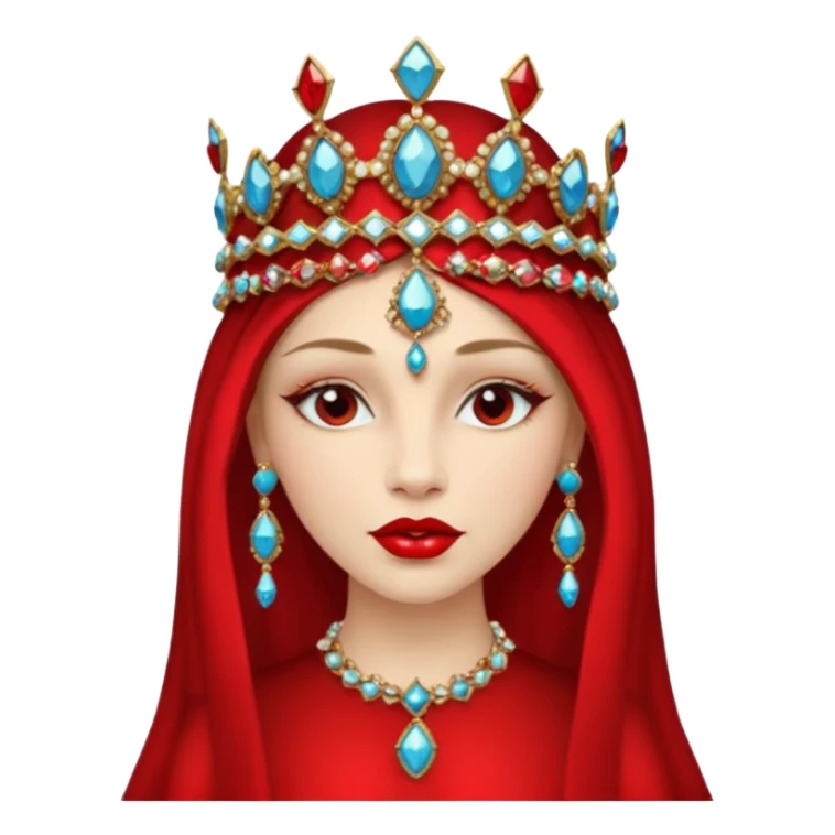  portrait of a Renaissance woman sticker