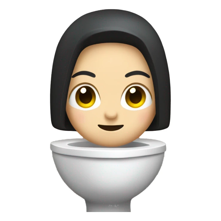Mitski skibidy toilet sticker