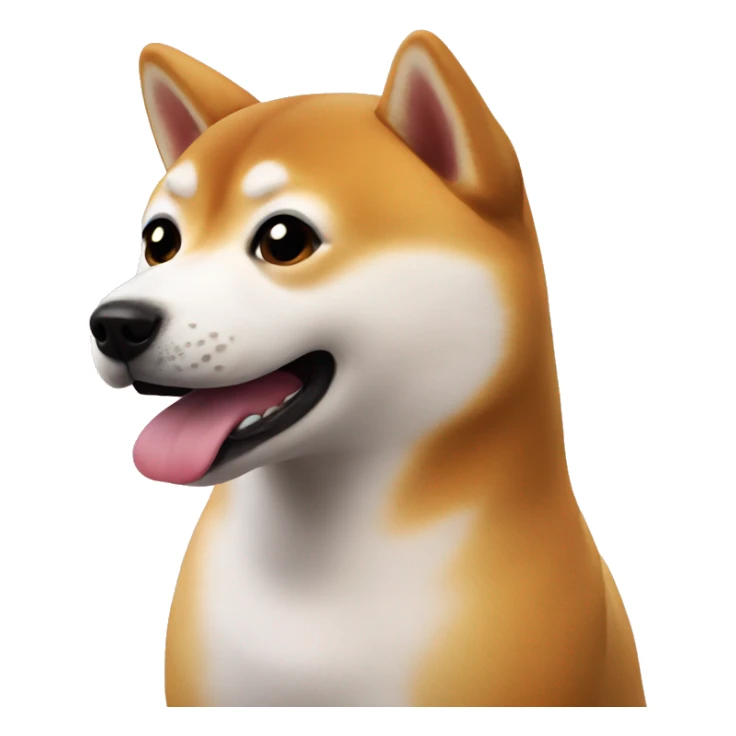 shiba inu works in tiktok sticker